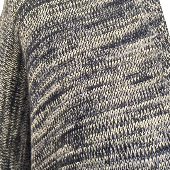 GAP long sleeve open front knit blue & white cotton blend cardigan extra large - Picture 5 of 8